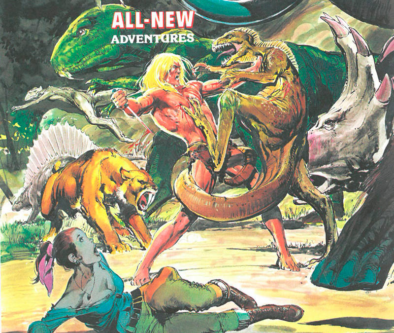 Fragmento de una portada de Savage Tales, de Neal Adams