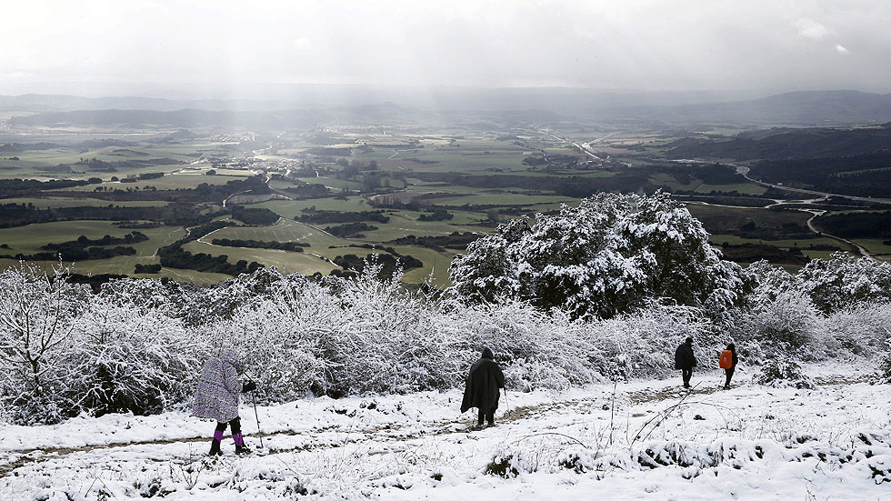 Un Frente Fr O En El Norte De La Pen Nsula Deja Nieve Y Hielo Que