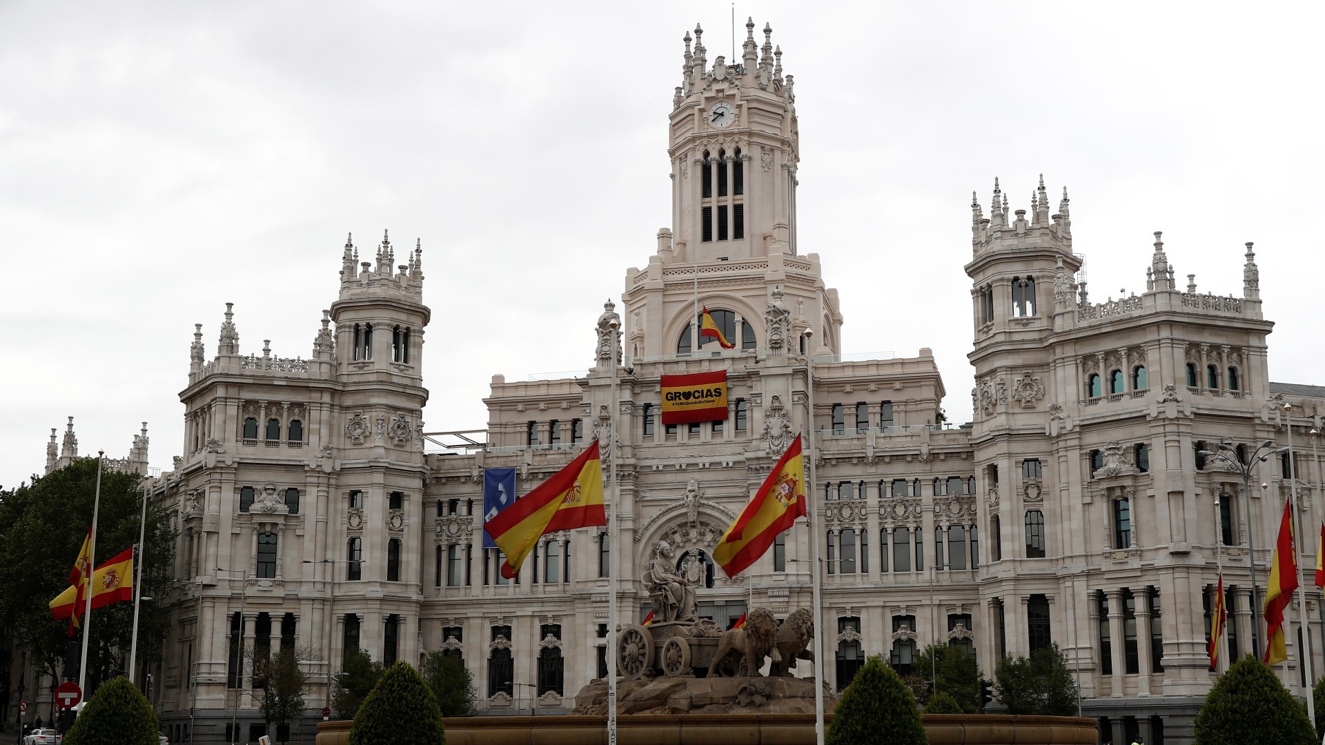 Imagen de archivo de la fachada del Ayuntamiento de Madrid