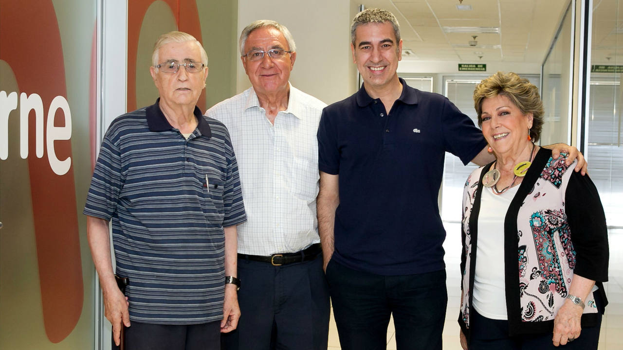 José Luis González-Balado, Julián del Olmo, Arturo Martín y Paloma Gómez Borrero