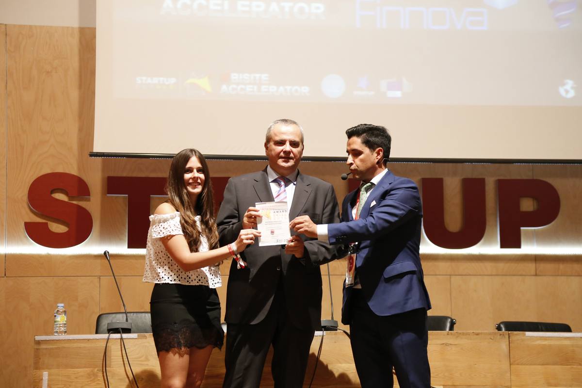 Juanma Romero, director de 'Emprende', ha recogido hoy el galardón