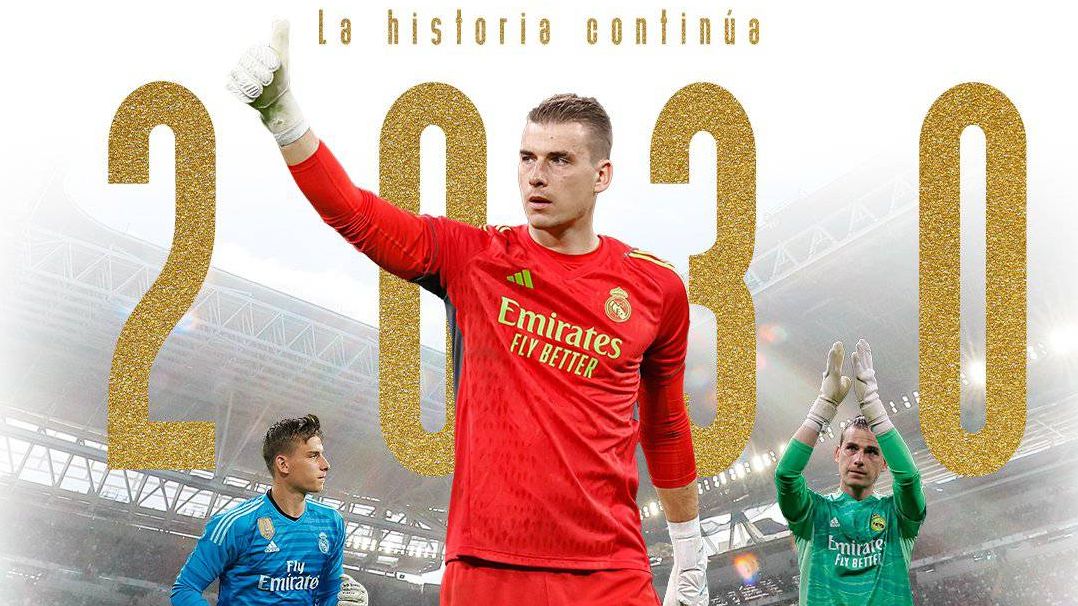 Lunin Renueva Con El Real Madrid Hasta 2030