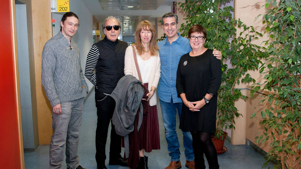 Martin Van Hassel, Eusebio Poncela, Pilar Nadal, Arturo Martín y Maite Pisonero