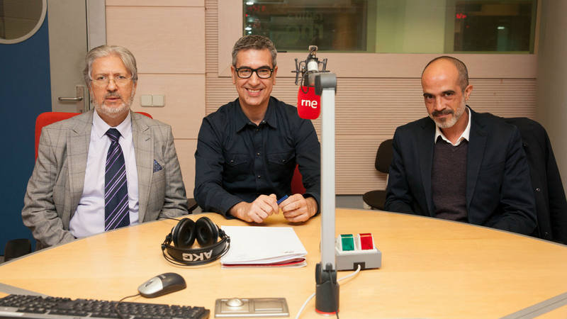 Otra imagen de Diego Fernández, Arturo Martín y José Heredia en nuestra última madrugada
