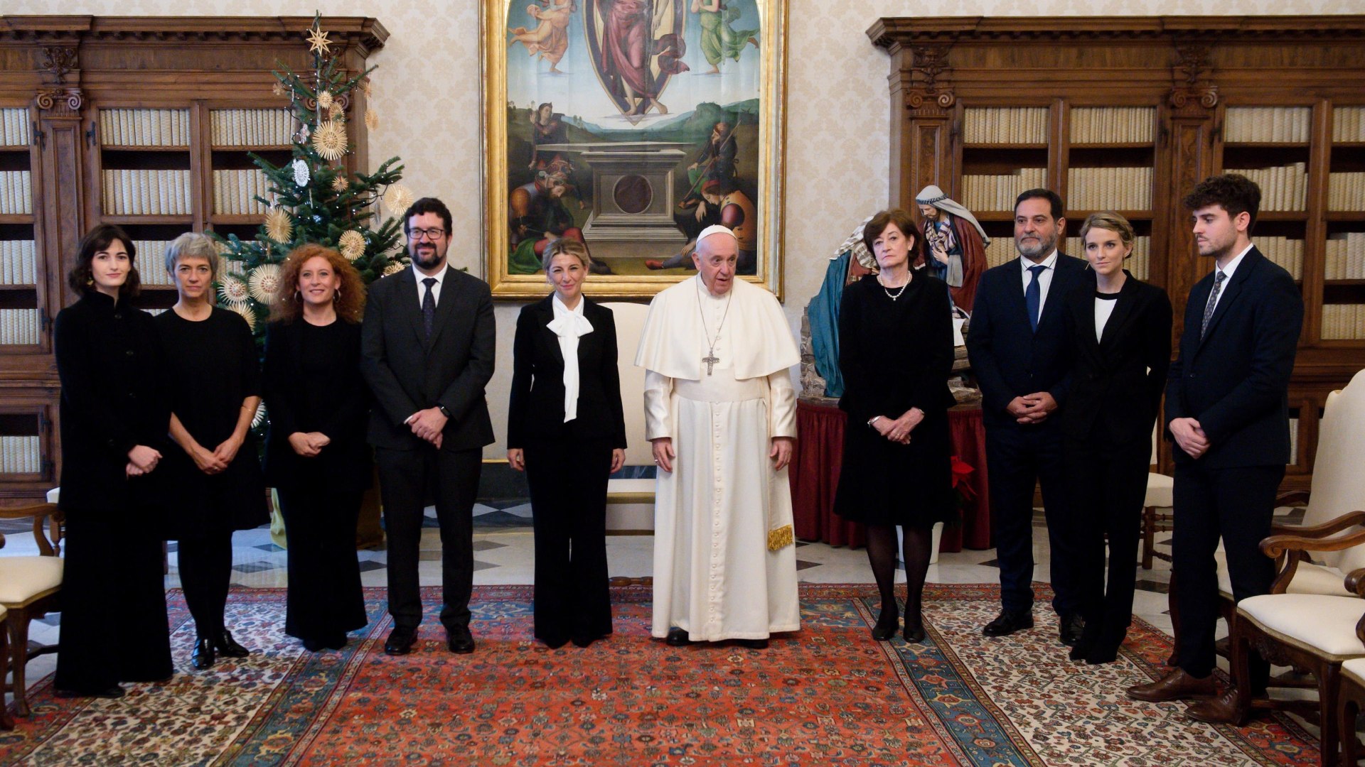 Ir al Video El papa recibe a Yolanda Díaz en el Vaticano