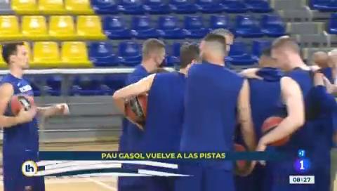 Ir al Video Pau Gasol podría redebutar con el Barça esta jornada de Euroliga o en el 'clásico' de la ACB