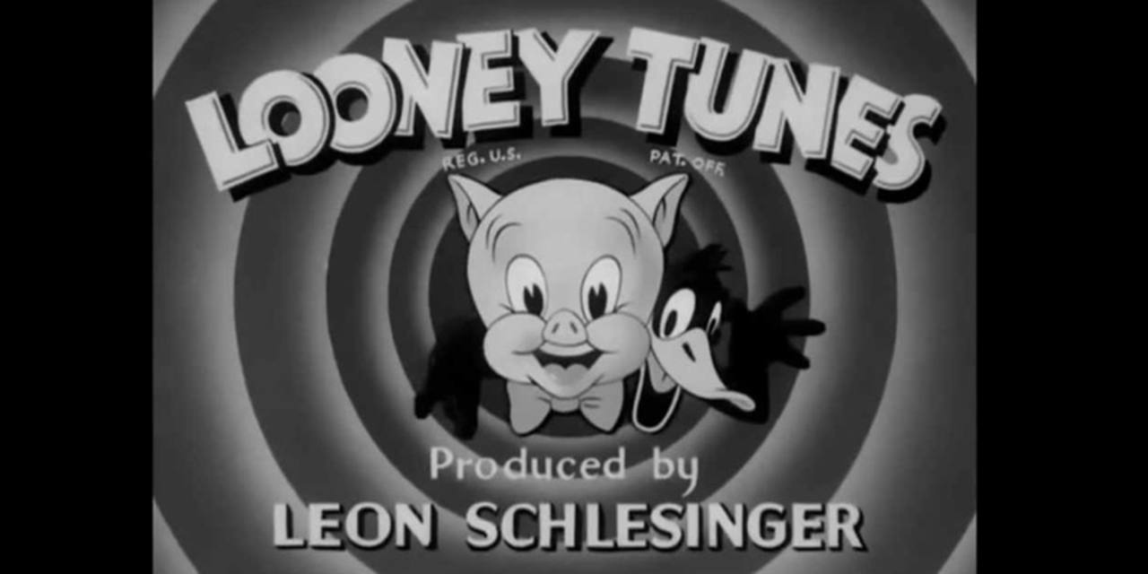 Porky y Lucas en blanco y negro