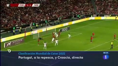 Ir al Video Portugal cae ante Serbia y tendrá que disputar la repesca para estar en Catar