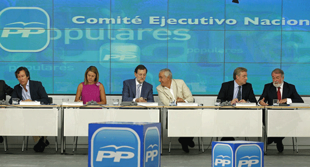 Imagen tomada durante el Comité Ejecutivo Nacional del PP en 2013.