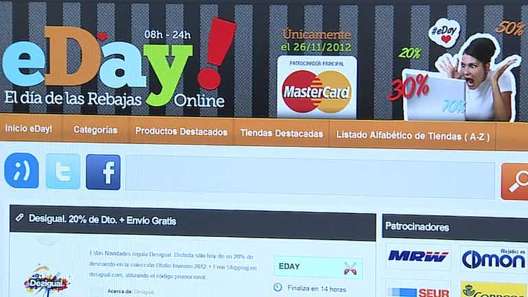 Hoy se celebra el eDay, un día de rebajas online para páginas españolas