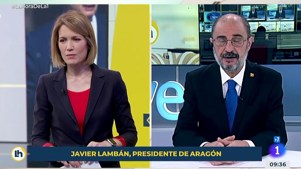 Ir al Video El presidente de Aragón pide ampliar los fondos COVID a 2022