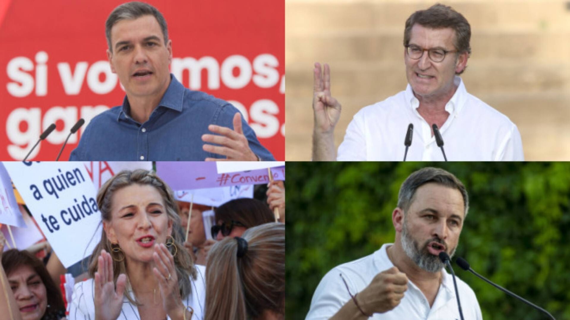Los principales líderes nacionales se vuelcan en la campaña andaluza