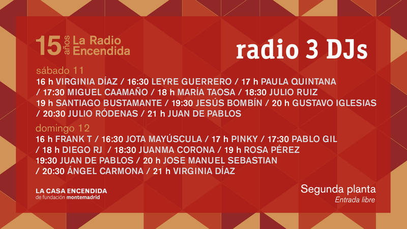 La Radio Encendida 2017 DJs