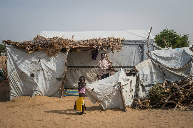 Campo de Dar es Salaam, en Chad 