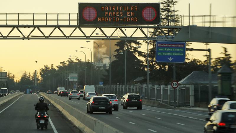 Prohibiciones al trfico en Madrid por la contaminacin 