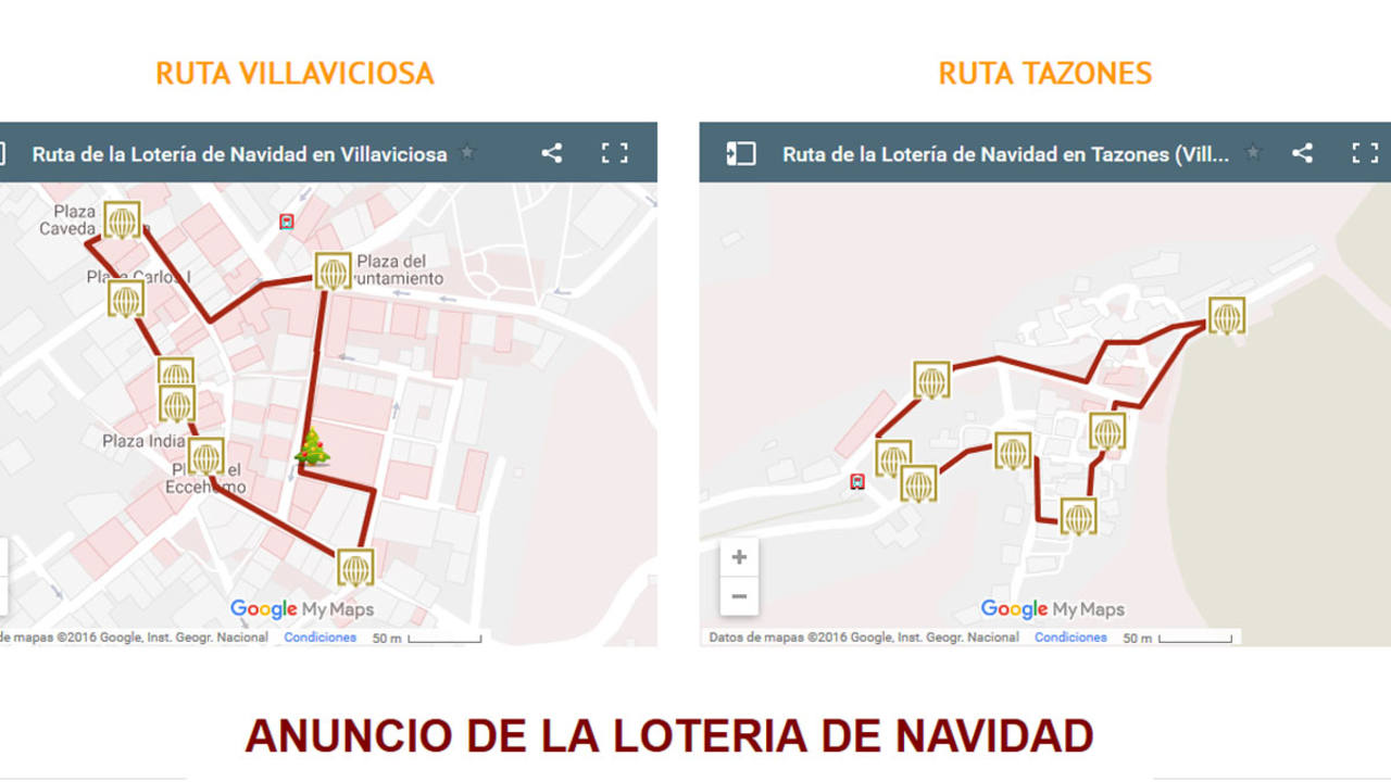 Ruta por las localizaciones del anuncio de la Lotería de Navidad