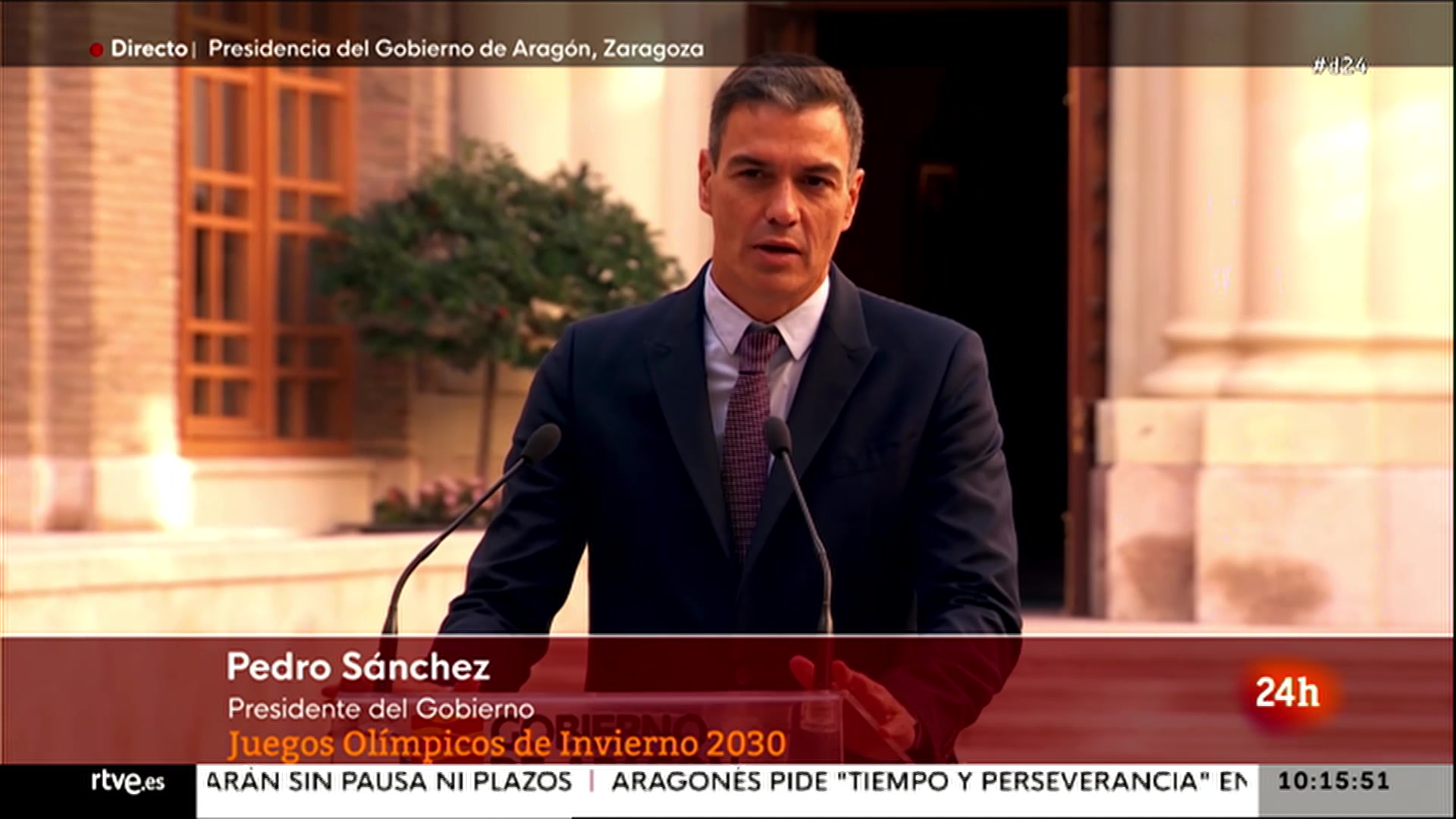 Ir al Video Sánchez apuesta por un proyecto olímpico Aragón-Cataluña en igualdad y destinará 1.000 millones al deporte olímpico