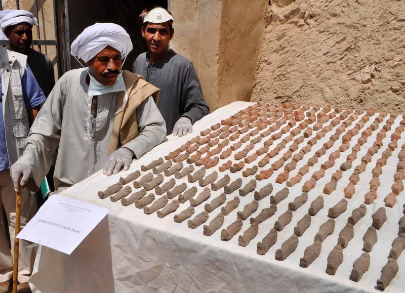 Se han hallado al menos 1.500 estatuillas de