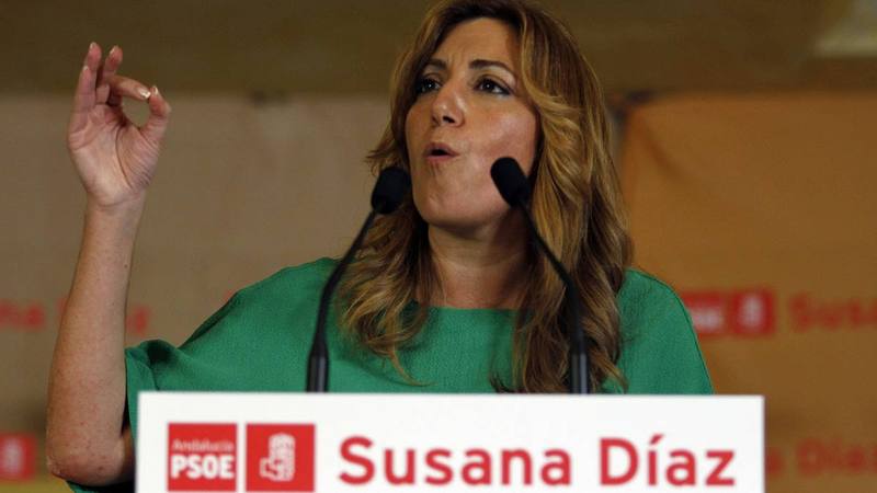 Susana Díaz, en un acto del PSOE andaluz. (EFE)