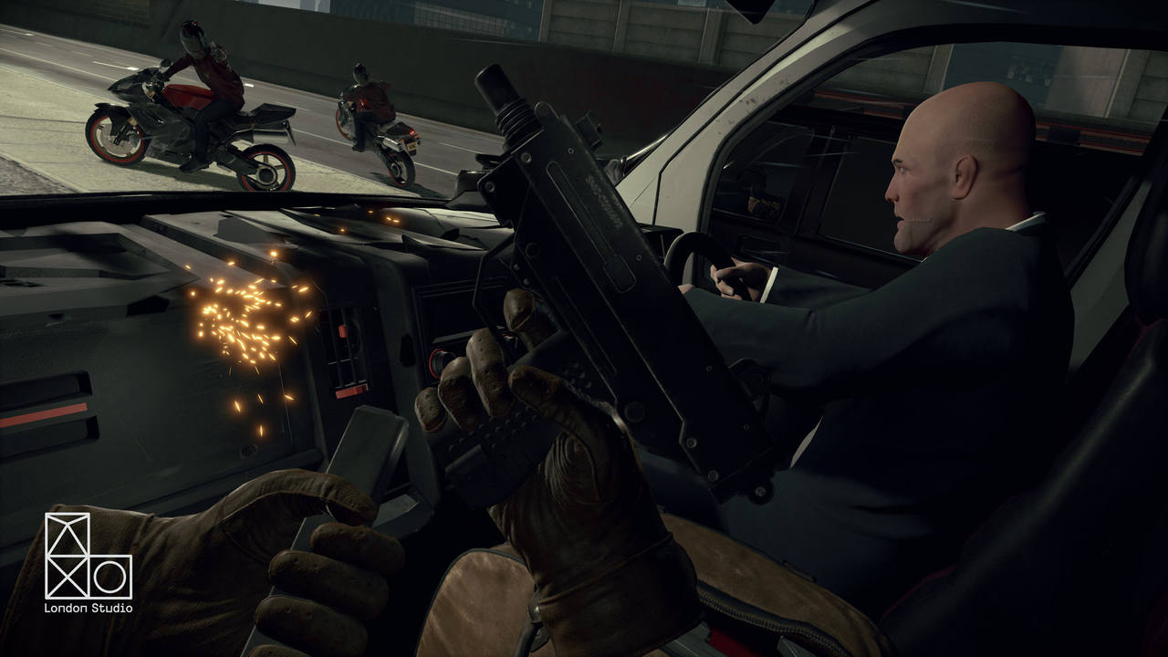 Captura de 'The London Heist', juego incluido en Playstation VR Worlds