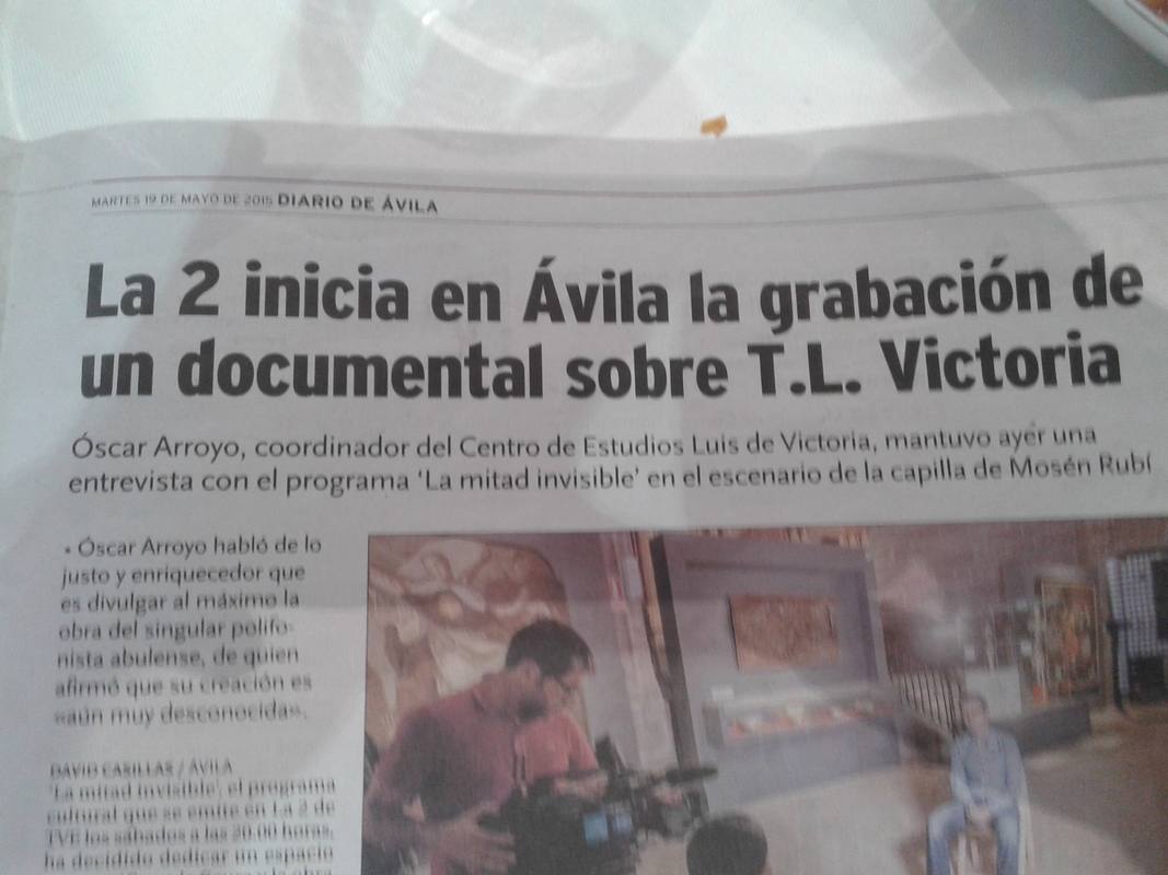 El trabajo de 'La mitad invisible', en la prensa local de Ávila