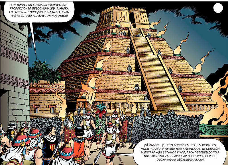 Viñeta de 'El Capitán Trueno: El círculo de fuego'