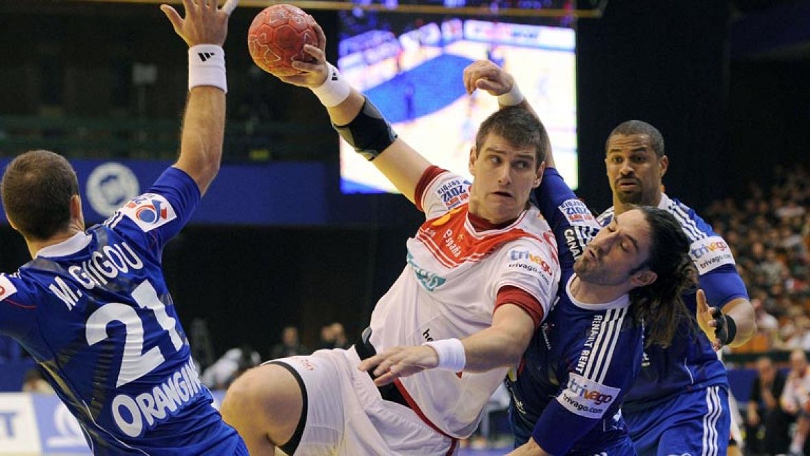 La selección de balonmano derriba a Francia , Europeo de Balonmano