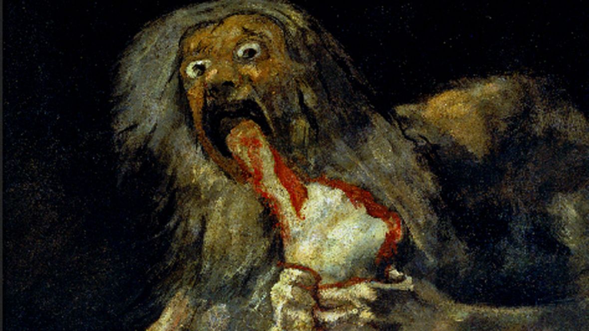 Resultado de imagen de goya saturno devorando a su hijo