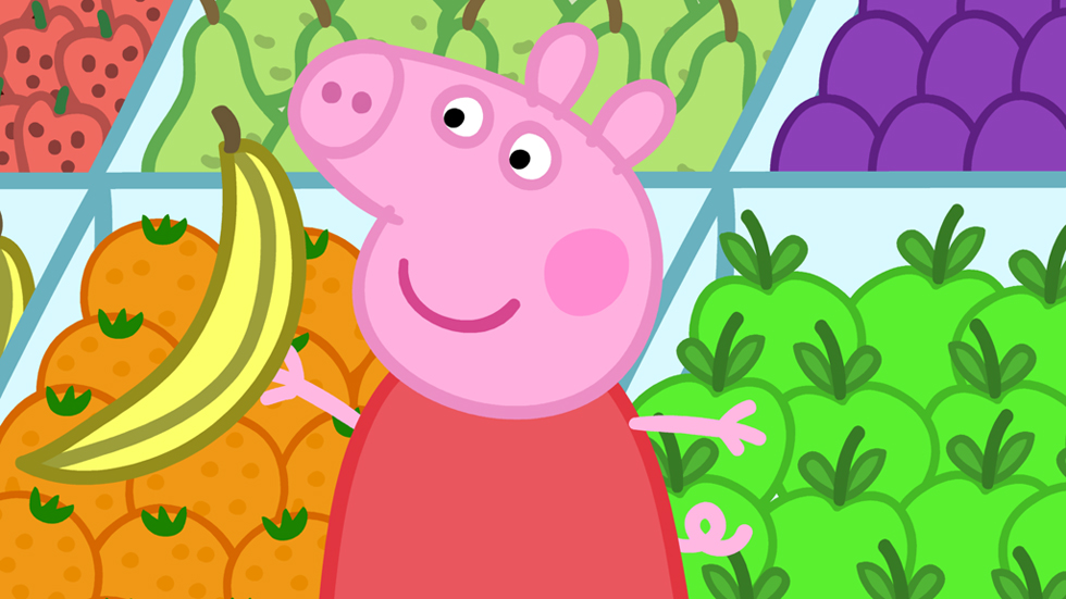 pepa y el platano