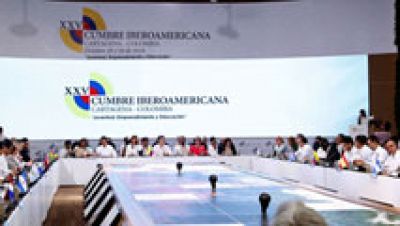 La cumbre iberoamericana respaldada el proceso de paz de Colombia