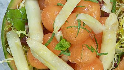 Torres en la cocina - Ensalada de mel�n con jam�n - ver ahora