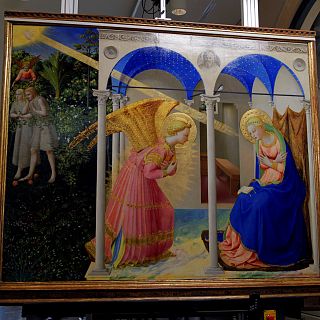"La anunciación" de Fra Angélico