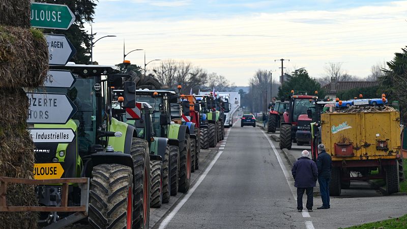 Más cerca - Las protestas en Francia afectan al transporte de mercancías