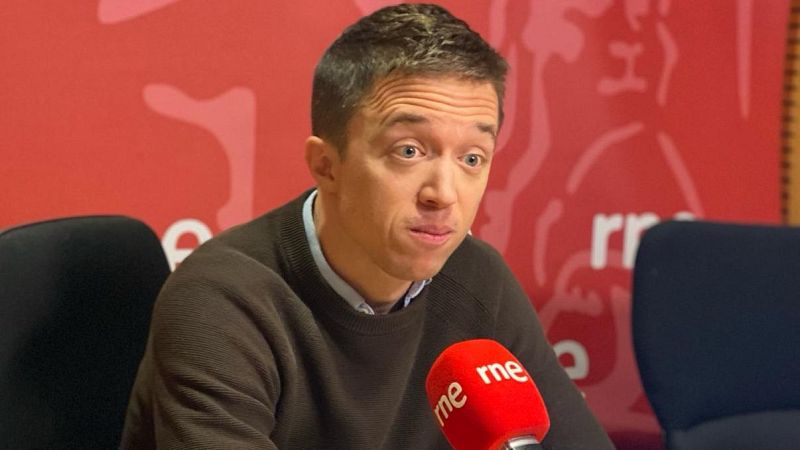 Íñigo Errejón (Sumar): "Al Gobierno no se le puede criticar por ser firme, se demuestra que hay límites"