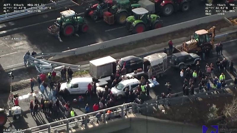 Nova jornada de protestes de la pagesia a tot Catalunya per reclamar preus més justos