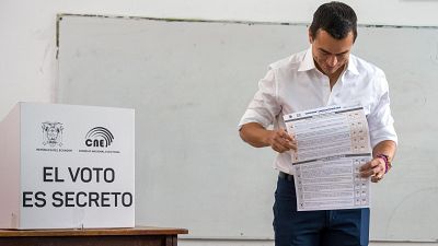 Respaldo a Noboa en el referndum de Ecuador contra el crimen