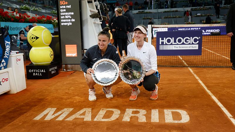 Sara Sorribes y Cristina Bucsa campeonas en Madrid en su primer torneo juntas