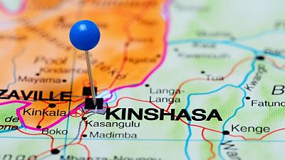 Periodistas y misioneros combonianos en el CAE de Kinsasa