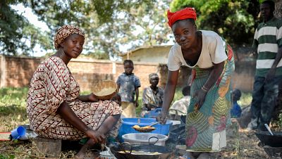 Inseguridad alimentaria aguda en algunos pases africanos