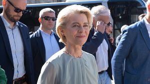 La presidenta de la Comissi Europea, Ursula von der Leyen, visita Espanya