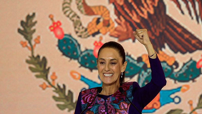 Cinco Continentes - Claudia Sheinbaum arrasa en las presidenciales de México