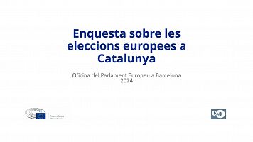 L' enquesta de l'Oficina del Parlament Europeu a Barcelona sobre les eleccions europees a Catalunya