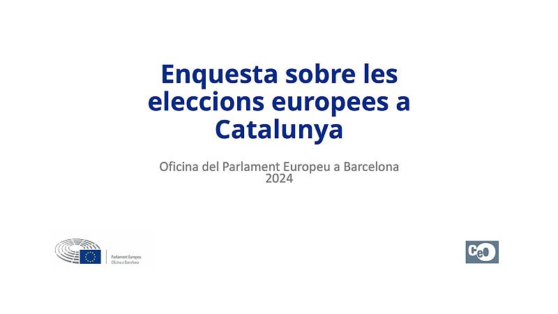Tot a Europa - L'enquesta de l'Oficina del Parlament Europeu a Barcelona sobre les eleccions europees a Catalunya