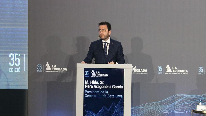 Aragonès insisteix en la necessitat d'un finançament singular