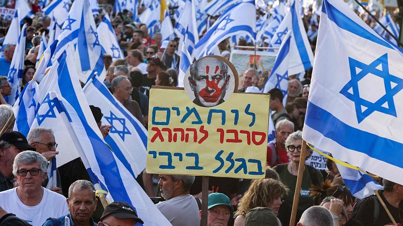 Cinco Continentes - Protestas en Israel contra Netanyahu