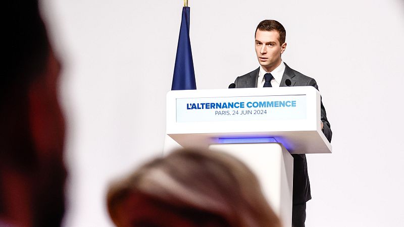 Cinco Continentes - Jordan Bardella, el delfín de Marine Le Pen, presenta el programa de RN