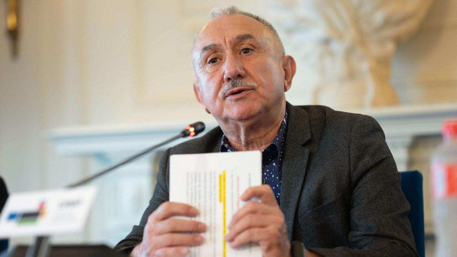 24 horas - Pepe Álvarez (UGT), sobre la reducción de la jornada laboral: "Contemplamos la posibilidad de cerrar un acuerdo con la patronal" - Escuchar ahora