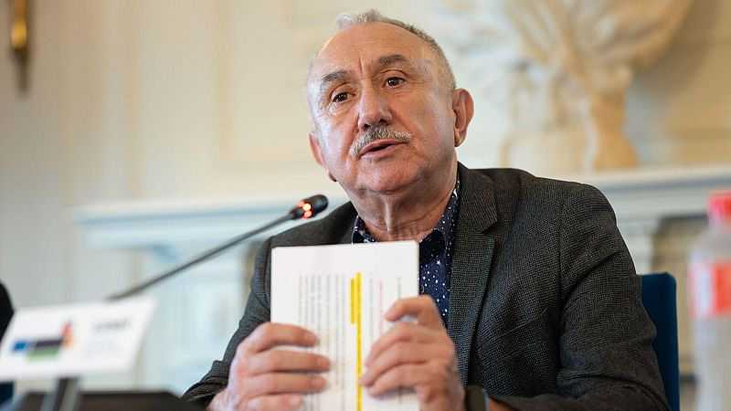 24 horas - Pepe Álvarez (UGT), sobre la reducción de la jornada laboral: "Contemplamos la posibilidad de cerrar un acuerdo con la patronal"