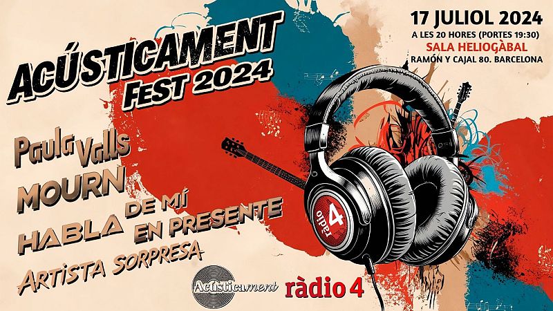 Segona edició de l'Acústicament Fest a Ràdio 4 | Escoltar