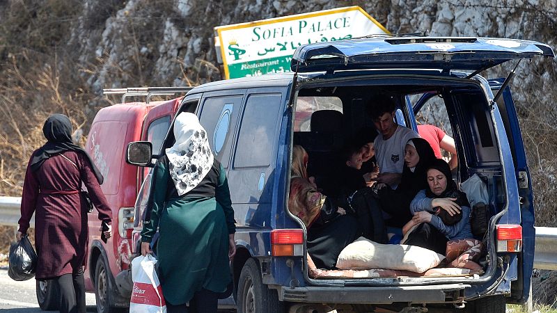 Cinco continentes - Miles de desplazados por los bombardeos en Líbano